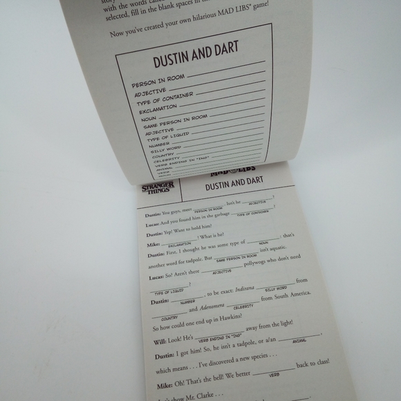 New Netflix Stranger Things 2022 Mad Libs World's Greatest Word Game Book - Picture 5 of 5